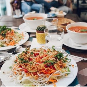 Cloud Salade et soupe. at Cloud Cakes -  Notre Dame de Lorette in Paris