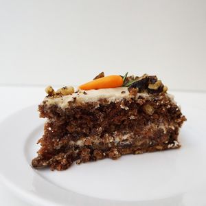 Slice of carrot cake. at Cloud Cakes -  Notre Dame de Lorette in Paris