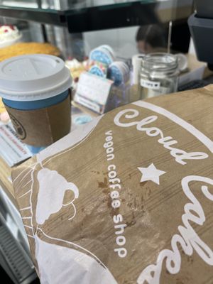 All vegan! at Cloud Cakes -  Notre Dame de Lorette in Paris