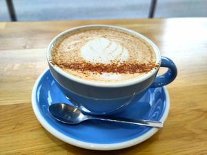 Chai latte at Cloud Cakes -  Notre Dame de Lorette in Paris