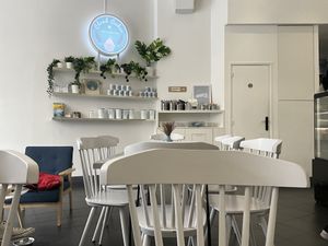 Cafe  at Cloud Cakes -  Notre Dame de Lorette in Paris