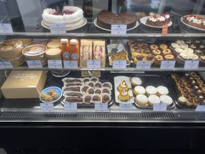 Cakes and sandwiches   at Cloud Cakes -  Notre Dame de Lorette in Paris