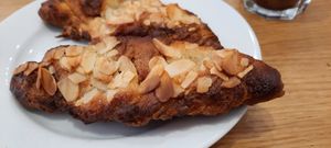 Almond croissant at Cloud Cakes -  Notre Dame de Lorette in Paris