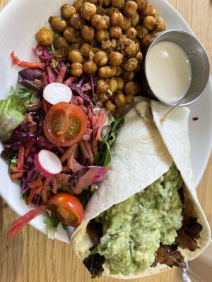 Brunch burrito yum  at Cloud Cakes -  Notre Dame de Lorette in Paris