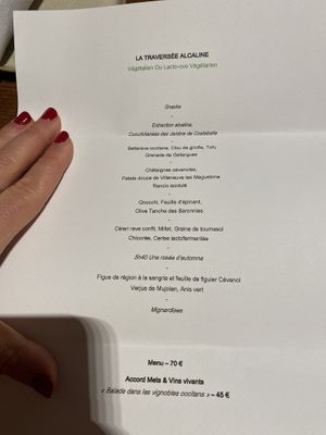 Menu ovo-lacto-végétarien   at Reflet d'Obione in Montpellier