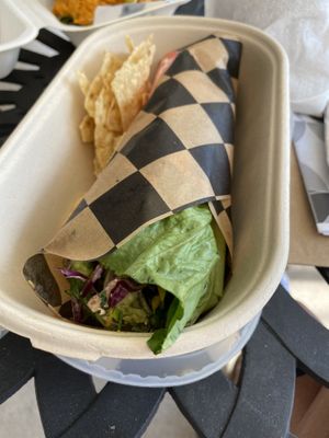 Cucumber and Avocado in Lettuce Wrap  at Flatbelly Veg in Flourtown