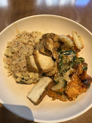 Build your own entree   at Flower Child in Mclean