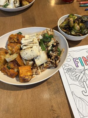 Really loved the yuzu brussel sprouts and cauliflower   at Flower Child in Mclean