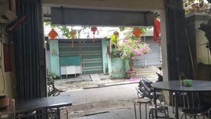 View of street at Tam Thien in Hue