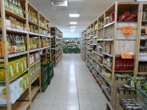 We carry all kinds of groceries, including a large variety of wholesome foods.  at VG Biomarkt Strehlen in Dresden