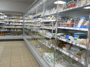 Apart from 'normal' cheese and milk products you'll find several vegan cheeses, yogurts, tofu, seitan, and fresh vegan spreads here. at VG Biomarkt Strehlen in Dresden