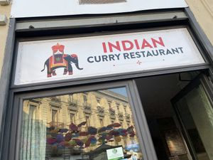 Front of Restaurant   at Indian Curry Restaurant in Catania