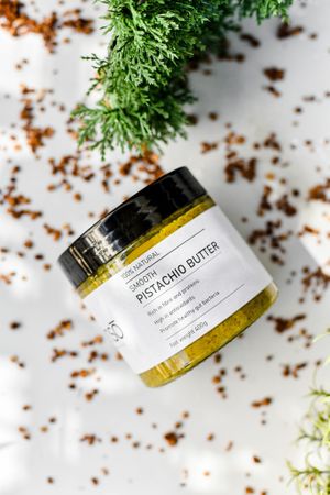 In House made Pistachio Butter at Enso in Limassol