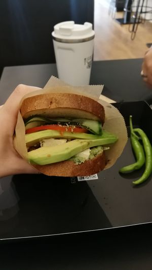 Greek style sandwich 😋 at Enso in Limassol