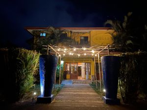 Front of restaurant  at Ngadri in Boquete