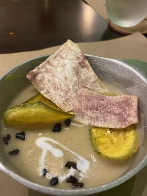 Kuna Yala coconut soup  at Ngadri in Boquete