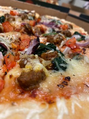 Vegan cheese at Pizza Hut in Ottignies-louvain-la-neuve