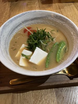 Miso Ramen vegan (Lunch)  at Monki in Nuremberg