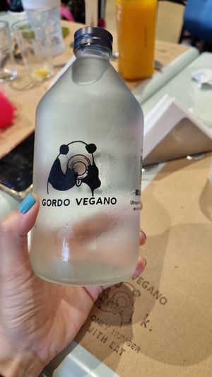 agua at Gordo Vegano in Buenos Aires