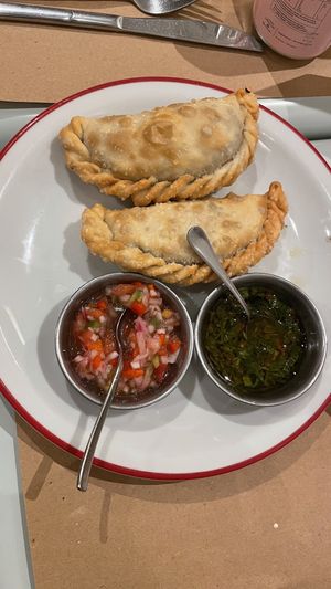 Empanadas de Seitán  at Gordo Vegano in Buenos Aires