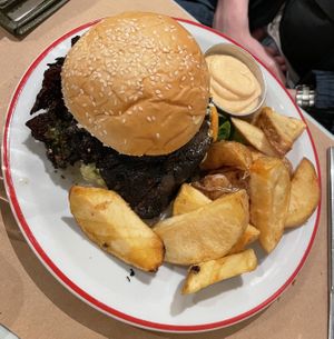Sándwich de girgolas  at Gordo Vegano in Buenos Aires