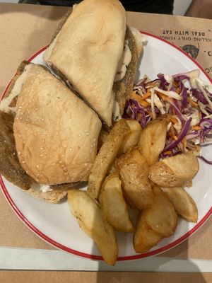 Sándwich lomito   at Gordo Vegano in Buenos Aires