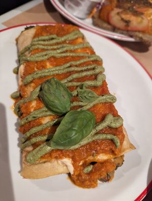 Canelones at Gordo Vegano in Buenos Aires