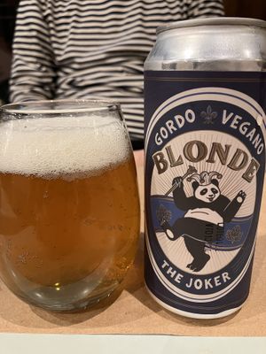 House blonde ale  at Gordo Vegano in Buenos Aires