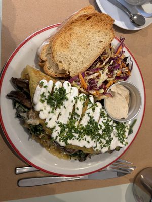 Omelette   at Gordo Vegano in Buenos Aires