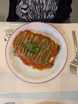 Canelones at Gordo Vegano in Buenos Aires