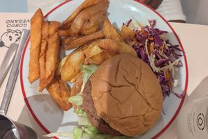 Hamburguesa at Gordo Vegano in Buenos Aires
