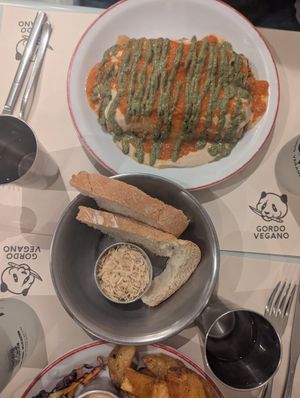 Canelones at Gordo Vegano in Buenos Aires