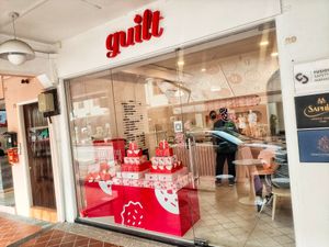 Shop front at Guilt Cookies in Central Singapore