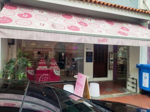 Shop front at Guilt Cookies in Central Singapore