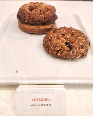 Vegetarian cookies and pies at Guilt Cookies in Central Singapore