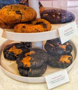 Vegetarian cookies and pies at Guilt Cookies in Central Singapore