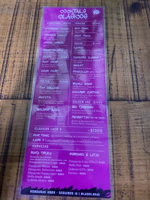 Tragos  at Lado V in Buenos Aires