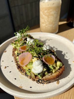 Coastal Avo featuring Coffee Frappe  at nodo. in Hawthorne