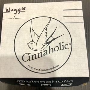 Cardboard packaging 👍🏻  at Cinnaholic - High Park in Toronto