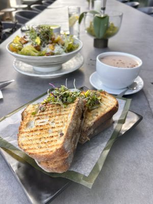 Mushroom Melt (made vegan)  at Extraordinary Desserts in San Diego