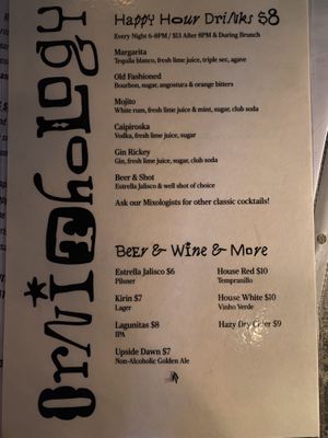 All drinks vegan  at Ornithology Jazz Club in Brooklyn