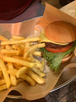 vegan burger at The Liffey in Stockholm