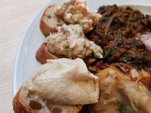 Hummus and tooonish röror! at ChouChou in Stockholm