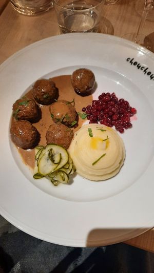 Vegan Meatballs at ChouChou in Stockholm