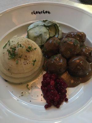 Best köttbullar ever  at ChouChou in Stockholm