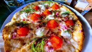 Swedish Style Pizza at ChouChou in Stockholm