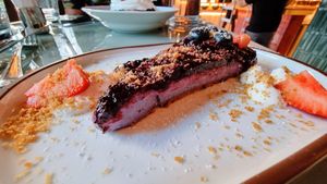 Blueberry Cheesecake at ChouChou in Stockholm