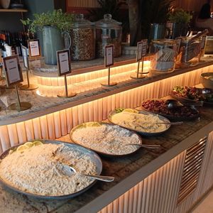 Salad bar at ChouChou in Stockholm