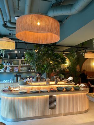 Cold buffet at ChouChou in Stockholm