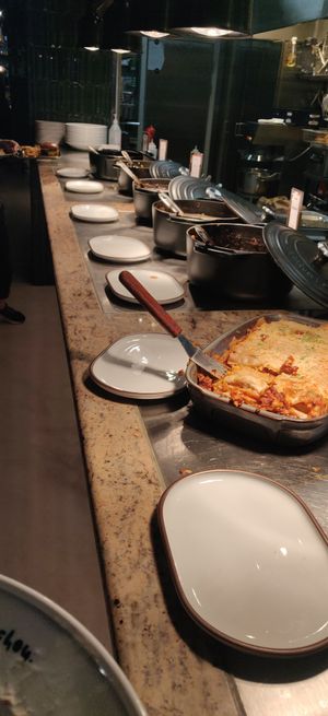 One part of the buffet at ChouChou in Stockholm